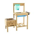 TP Wooden Deluxe Potting Bench Mud Kitchen | FSC | Outdoor Garden Kitchen for Kids | Grow your own from seedlings 3 Years+ Outdoor Potting Table with Accessories for Growing Vegetables/Fruits/Flowers