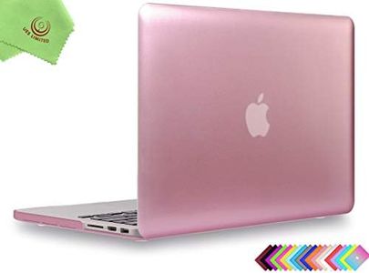 UESWILL Luxury Gold Metallic Coated Matte Hard Shell Case Compatible with MacBook Pro 13 inch with Retina Display No CD-ROM (Model A1502/A1425, Version Early 2015/2014/2013/Late 2012), Rose Gold
