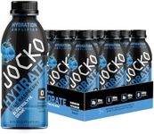 Jocko Fuel Hydrate Electrolyte Drinks - Sports Drink Hydration Amplifier, Thirst Quencher - Scientifically Formulated Electrolyte Blend Blue Raspberry 16 Oz (12 Pack)