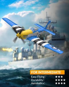 VolantexRC P51 Mustang RC Plane – Remote Control Warbird Aircraft