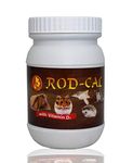 Pet Care International (PCI) Rod-Cal to Provide Essential Calcium & Vitamin D3 for Healthy Hamster, Rabbit, Guinea Pig, Hedgehog, Sugar Glider etc Healthcare (250grm)