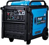 Pulsar PGD95BISCO Super Quiet Dual Fuel 9500W Home Use Backup Portable Inverter Generator With Remote Control and electric start (CO, low battery and low oil Shutoff), RV ready