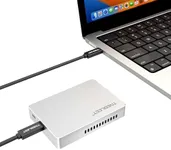 TB5 80Gbps M.2 NVMe SSD Enclosure, USB4 v2.0 Compatible with Thunderbolt 5/TB3/TB4 Transfer Rates Over 7000MB/s, Works with Mac M4 Pro