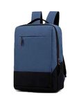 Dynotrek Tus 28 Ltrs Large Laptop Backpack with Bottle Pocket and Main Organizer Compartment with Tablet Storage Compatible with Most 15.6 inch Laptops (Blue Black)