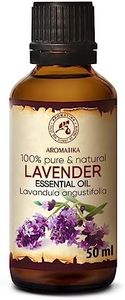 Aceite Esencial Lavanda Puro 50ml - Lavandula Angustifolia - Bulgaria - 100% Natural para Calmar - Buen Sueño - Mejor para Belleza - Aromaterapia - Relajación - Masaje - Aroma Difusor