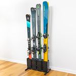 Skis Storage Rack | Freestanding 4 Pair Ski Floor Rack | StoreYourBoard (Wide Skis)