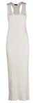 Crazy Girls Womens Long Racer Back Jersey Ladies Maxi Dress Cream