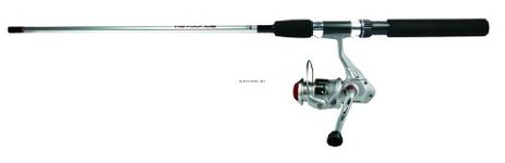 Okuma B-S-902-65 Boundary Medium-Heavy Spinning Combo, 9' Length, Black and Silver Finish