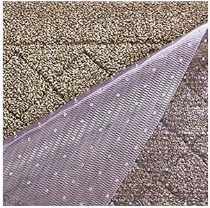 Resilia Premium Heavy Duty Floor Runner/Protector for Carpet Floors – Non-Skid, Clear, Plastic Vinyl, Clear Prism, 27 Inches x 6 Feet