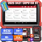 LAUNCH X431 CRP919XBT Elite OBD2 Scanner, 2025 Wireless Bidirectional Scan Tool, ECU Coding, FCA AutoAuth, 2 Years Free Update, V.A.G Guided, 35+ Services, All System Diagnostic Scanner, CANFD DoIP