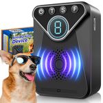 DRAGONLIONS Anti Barking Device, Dog Barking Control Devices, 3 Levels Ultrasonic Dog, Rechargeable & Waterproof Bark Stopper Pets Dog Deterrent Indoor & Outdoor Use- Stop Barking Dog Training Tools