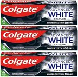 3 x Colgate Advanced Charcoal Whitening Toothpaste 75ml
