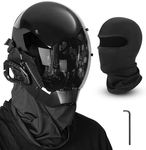 Zadin Cool Cyberpunk Mask Costume, 