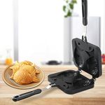 NATGAI Taiyaki Fish Shape Cake Pan Waffle Cake Maker Pan Fish-Shaped Pancake Double Pan Mold