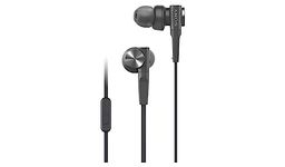 Sony MDRXB55AP Wired Extra Bass Earbud Headphones/Headset with Mic for Phone Call, Black