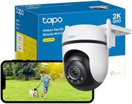 Tapo 2K 4MP QHD Pan/Tilt WiFi Outdoor Security Camera, 360° Visual CCTV, Weatherproof, AI Detection, Revolutionary Starlight Night Vision, Energy Saving, Works with Alexa & Google Home(Tapo C520WS)