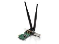 Monoprice 116123 Wireless 802.11 b/g/n 300 Mbps PCI-E Adapter, Black