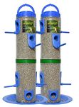 Skybeings Bird Feeder for Bird Food Jumbo 2 Piece_Blue