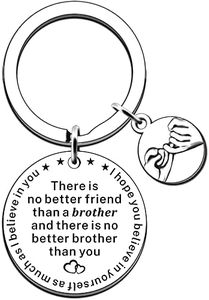JMIMO - Llavero para hermano con texto en inglés "There is Better Brother Than You Brother"