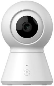 WOLF-GUARD K2 TuYa - Telecamera di sicurezza, baby monitor WiFi 1080p, audio a 2 vie, rilevamento del movimento, visione notturna a infrarossi, funziona con Alexa