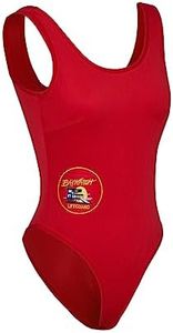 Pamela Anderson Red Swimsuit Bathing Suit Pam and Tommy Costume Bikini Baywatch Swimsuits for Women Costume, Red, X-Small