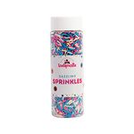 Tastycrafts Vermicelli Sprinkles for Cake Decoration, 100 gm | Edible cake Decorating items | Sprinkle for cake, cupcake, cookies, brownies | Cake Topper Decor - Pink, Blue, & White