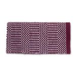 Mayatex Ramrod Doubleweave Saddle Blanket, Burgundy/Black/Cream, 32 x 64-Inch