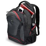 PORT DESIGNS COURCHEVEL Laptop Backpack, Black, 17.3 inches