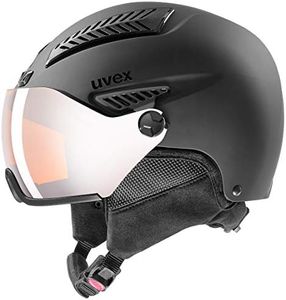 uvex Hlmt 600 Visor - Ski Helmet for Men and Women - Visor - Individual Fit - Black Matt - 59-61 cm