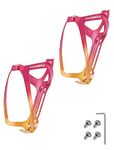 ROCKBROS Bike Water Bottle Holder - Lightweight Aluminum Bike Water Bottle Cage Brackets Adjustable Bicycle Cup Holder for MTB Road Bike