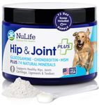 Advanced Glucosamine Powder for Dogs for Arthritis Pain Relief & Hip Dysplasia, Supports Joint Health & Reduces Inflammation with Glucosamine, Chondroitin, MSM & Coral Calcium, 6oz Powder