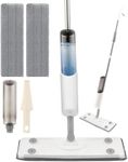 Ecrekhom Spray Mop for Floor Cleaning Refillable Bottle with 2 Washable Reusable Microfiber Pads,Mop for Wooden, Bamboo,and Cement Floors Suitable for Both Household and Commercial Applications