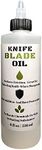 Premium Knife Blade Oil & Honing Oil - 8 Oz - Custom Formulated Food Safe Oil Protects Carbon Steel Knives & Sharpening Stone Ready…