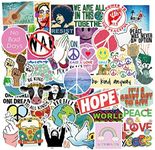 100Pcs Love World Peace Stickers, W