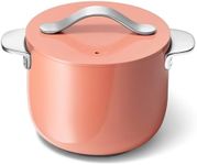 Caraway Petite Cooker - 2 Qt Ceramic Coated Pot - Free From Forever Chemicals - Perfect for Rice, Grains, or Sauces - Perracotta