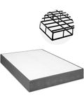 TATAGO King Box Spring 5 Inch Metal Box Spring King Size, King Box Spring Only, Low Profile Box Spring King with Cover, Heavy Duty Mattress Foundation/Bed Base, Easy Assembly, Noise Free, Non-Slip