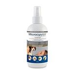 Wound Wash and Skin Health Hydrogel Spray for Pets, Dogs, Cats, Perfect for Dog First Aid Kit by MicrocynAH, 240 g