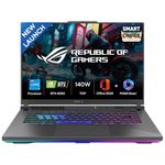 ASUS ROG Strix G16, Smartchoice,Intel Core i5-13450HX, Gaming Laptop(RTX 4050-6GB/140W TGP/16GB RAM/1TB SSD/FHD+/16"/165Hz/Windows 11/M365 Basic (1Year)*/Office Home 2024/Gray/2.5 Kg) G614JU-N3526WS