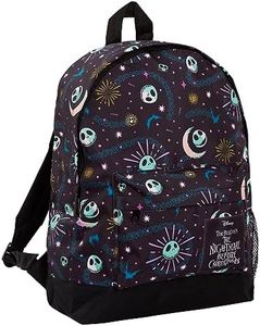 Disney Jack Skellington Sac à dos pour enfants et adultes Motif L'Étrange Noël de Monsieur Jack, Noir , Taille unique, Sac à dos