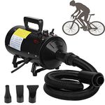 ZanGe Metro Blower Dryer 2800W Speedless Metro Blaster Dryer, Motorbiker Dryer, Car and Motorcycle Dryer and Duster, Dryer Blower,Professional Heater Blaster Blower, 3 Nozzles