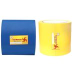 TREEMAISON Vastu Blue - Yellow Tape | Size - 4 Inch (96 mm) Approx | Length- 20 Meter (Approx) | Vastu Tape Remedy for Toilet | Tape for Main Door Entrance |Vastu Correction for Bathroom | Pack of 2