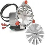 Replacement 3-21-08639 Combustion Blower Motor, for Harman P68 P43 P68 P61 P38 XXV Accentra 52i Advance P35i PC45 Pellet Stoves with 3-20-502221 Double Paddle Fan Blade Replaces Part 3-21-08415