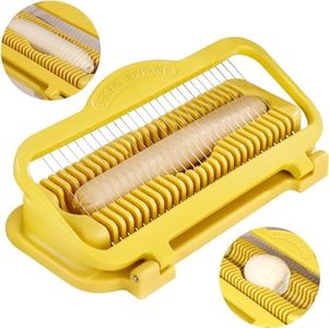 Banana Slicer Egg Slicer for Hard Boiled Eggs, Stainless Steel & Aluminium Wires Strawberry slicer Multipurpose Heavy Duty Dishwasher Safe Banana Cutter slicer