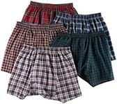 Hanes Men's 5 Pack Ultimate Tartan 