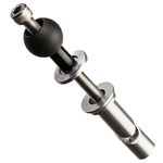 Ultimateaddons Motorcycle 13.3-14.7mm Fork Stem Yoke Mount Attachment with 1" 25mm Ball