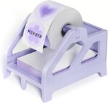 MUNBYN Label Holder Thermal Label Tray Printer Paper Holder for Rolls and Stack Fan-Fold Labels, Label Dispenser for Desktop Label Printer, ILH01, Purple