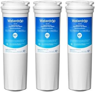 Waterdrop 836848 Compatible with Fisher & Paykel 836848, 862285, 836860, 862284, E522B, E442B, PS2067635, WF60, RO185014, RO185011, Refrigerator Water Filter, Pack of 3