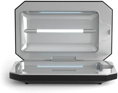 PhoneSoap Basic Cell Phone UV Light Sanitizer Box | Patented and Clinically Proven 360 Degree UV Light Sanitizer | (Black)