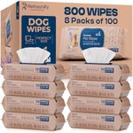 REFRESHIFY Dog Wipes for Paws and B