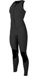 O'Neill Wetsuits Women's Reactor-2 1.5mm Sleeveless Full, Black/Black, Size 6